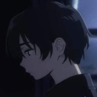 ❤️‍🔥 437c30a0 animé, garçon, portrait, personnage telegram sticker