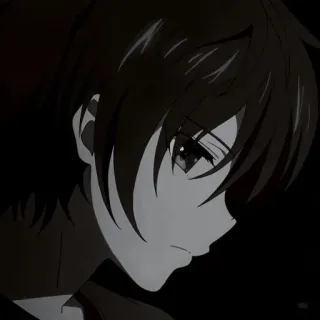 ❤️‍🔥 76cdef6b Anime, Manga, Triste, Pensive, Personnage, Garçon telegram sticker