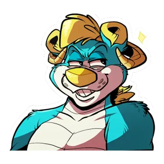 😏 84038e75 เฟอร์รี่, แอนโทร, สัตว์, ตัวละคร, การ์ตูน, ศิลปะ, ภาพประกอบ, สติกเกอร์ whatsapp sticker