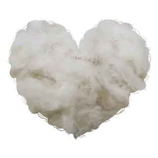 ❤ 90873c84 putih, bulu, kapas, lembut, isian, serat telegram sticker