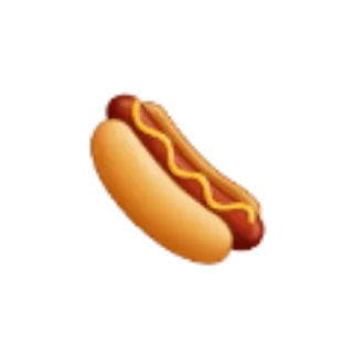 🌭 ba560063 hotdog, cibo, senape, panino, snack telegram sticker