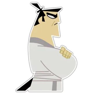 😕 077db7b5 Samurai Jack Cartoon Network, Samurai, Jack, Serial Animasi, Kartun telegram sticker