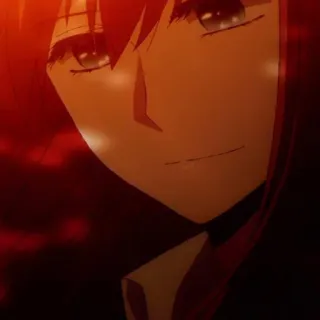 🍁 281ff263 аниме, девушка, портрет, улыбка whatsapp sticker