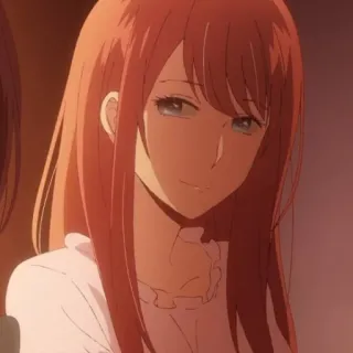 🍁 2b819473 Аниме, Девушка, Женщина, Мультфильм, Персонаж, Портрет whatsapp sticker