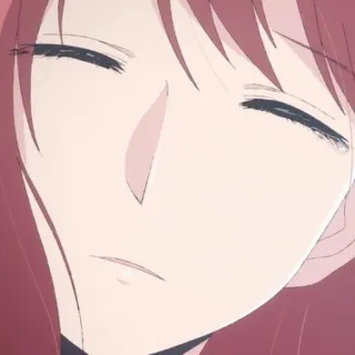 📍 99e2d11a Аниме, Женщина, Лицо, Портрет whatsapp sticker