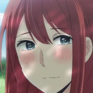 📍 feccd97b Аниме, Манга, Персонаж, Женщина, Рыжие волосы whatsapp sticker