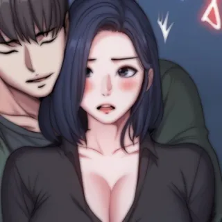 💭 6ffe9eda woman, couple, anime, illustration whatsapp sticker