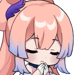 🙏 443c3d90 Sangonomiya Kokomi Genshin Impact 动漫, 游戏, 原神, 珊瑚宫心海 telegram sticker