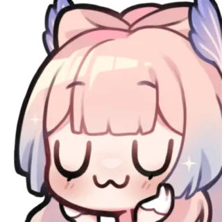 😚 86938f45 Kokomi Genshin Impact 动漫, 可爱, 原神, 心海, 卡哇伊, Q版 telegram sticker