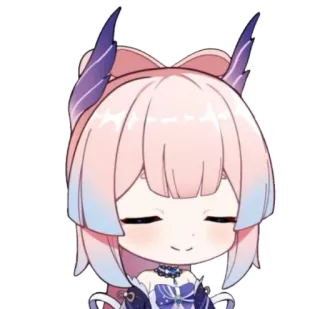 ☺️ fd933ac0 Sangonomiya Kokomi Genshin Impact 动漫, 游戏, 可爱, 贴纸, 女性角色, 珊瑚宫心海, 原神 telegram sticker