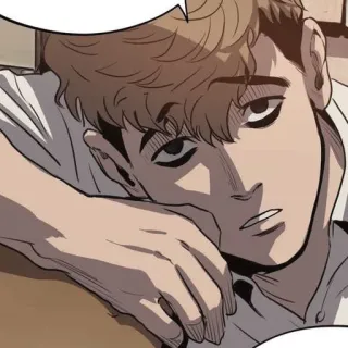 🙁 0072f653 Аниме, Манга, Портрет, Персонаж, Рисунок telegram sticker