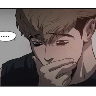 ☺️ 3091cc8e ...... Аниме, Манга, Персонаж, Иллюстрация, Выражение, Грустный telegram sticker