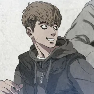 😃 bc1f4947 Sangwoo Killing Stalking Манхва, Психологический хоррор, Аниме, Манга, Корейский, Killing Stalking, Сангву telegram sticker