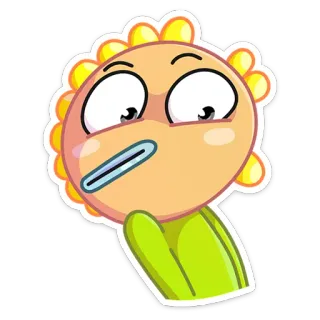 😐 22c02730 dessin animé, autocollant, personnage, drôle, expression, mignon telegram sticker