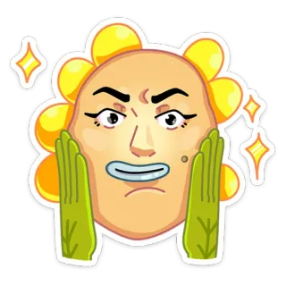 ☺️ 4e06121a émoticône, visage, expression, autocollant, dessin animé, drôle, personnage, illustration telegram sticker