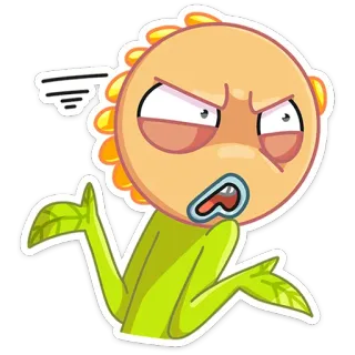 😤 785bdfb8 Dessin animé, Expression, En colère, Contrarié, Personnage, BD telegram sticker