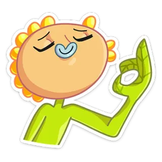 👌 8978606b sticker, dessin animé, personnage, illustration, drôle, geste ok telegram sticker