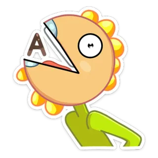 😯 d18fbf1e A Dessin animé, Drôle, Sticker, Personnage, Art telegram sticker