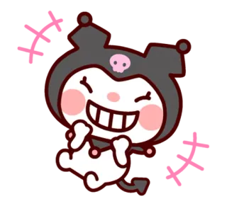😁 aa275b19 Kuromi kuromi, anime, kawaii, carino, sanrio telegram sticker