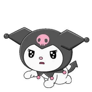 😊 7354980f Kuromi クロミ, サンリオ, アニメ, 漫画, かわいい, キャラクター telegram sticker