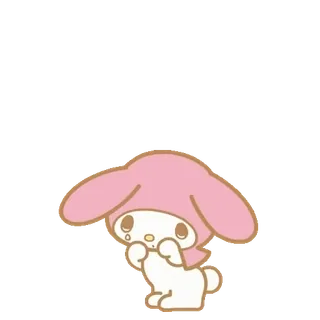 😊 be236fa4 My Melody サンリオ, 可愛い, カワイイ, うさぎ, ピンク, メロディ, キャラクター telegram sticker