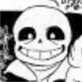 😄 0578bd5c Sans Undertale санс, андертейл, скелет, видеоигра, персонаж telegram sticker