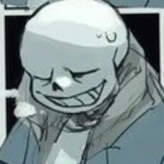 😄 71c4b3eb Sans Undertale Санс, Undertale, скелет, персонаж видеоигры, милый telegram sticker