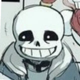 😄 75d708c1 Sans Undertale Санс, Undertale, видеоигра, скелет telegram sticker
