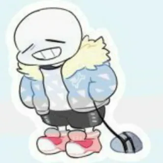 😄 dbd3885e Sans Undertale Видеоигра, Персонаж, Стикер, Undertale, Санс telegram sticker