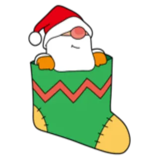 Santa Claus @StikerDi telegram stickers