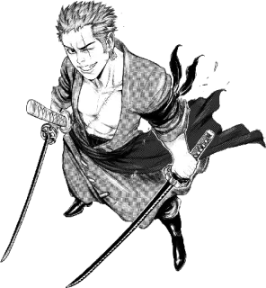 😁 e92c792b Roronoa Zoro One Piece zoro, roronoa, anime, pedang, one piece, bajak laut, petarung telegram sticker