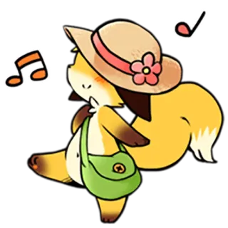 Sanuki Fox telegram stickers