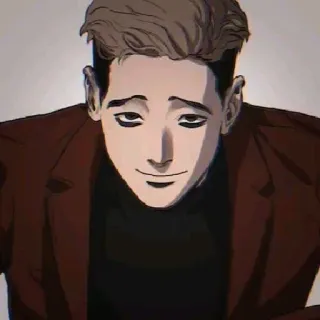 🌟 b12841b9 Sangwoo Killing Stalking mann, anime, killing stalking, serienmörder, gruselig telegram sticker