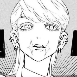 💌 2da1c6c5 anime, manga, face, character, illustration, portrait whatsapp sticker