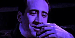 🍄 0ae22757 Nicholas Cage actor, portrait, face, man telegram sticker