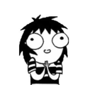 🙏 5d73835c Kartun, Anime, Karakter, Ilustrasi, Lucu, Gadis whatsapp sticker