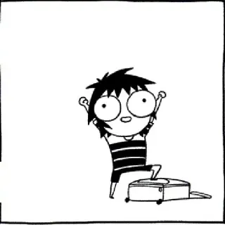 🏆 9a3ec1a8 hoạt hình, nhân vật, trẻ em, va li, niềm vui, sự phấn khích whatsapp sticker