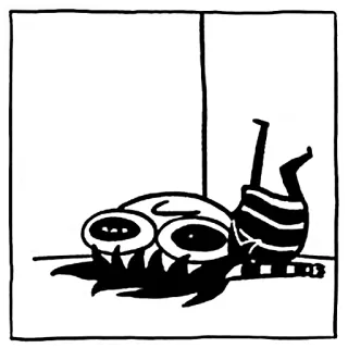 😔 b19422f2 Cartone animato, Fumetto, Disegno, Personaggio, Illustrazione telegram sticker