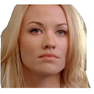 🙁 20b9cefe 금발 여자, 인물 사진, 얼굴, 여배우, 사람 telegram sticker