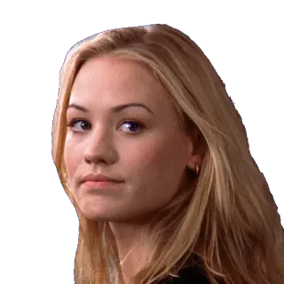 😞 3cb8eaa9 여자, 금발, 인물 사진, 사람, 얼굴 telegram sticker