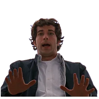 🙌 95dcab68 사람, 표정, 남자, 손, 놀람, 충격 telegram sticker