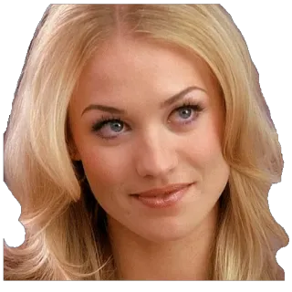 😺 b68540c9 여자, 금발, 얼굴, 초상화, 눈, 사람 telegram sticker