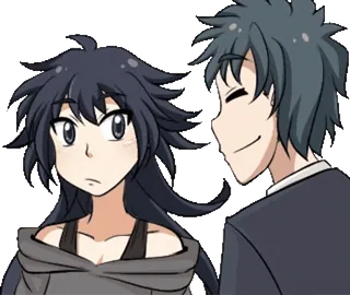 🎈 a48f674b Anime, Pareja, Manga, Romance, Dibujos animados, Amigos, Casual whatsapp sticker