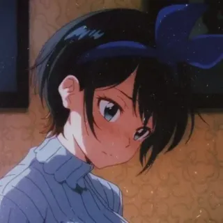 😔 1e55e9e3 アニメ, 女の子, 漫画, キャラクター, 可愛い, ポートレート telegram sticker