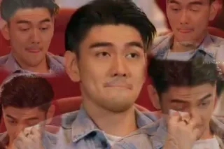 🤧 9a57294a 슬픔, 감정, 울음, 남자, 밈, 감정적인, 표정 telegram sticker