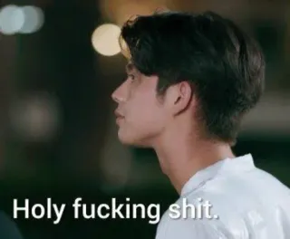 😩 f38ab133 Holy fucking shit. 욕설, 표현, 밈, 반응, 문구 telegram sticker