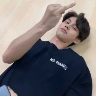 😁 eb86bbe8 NO MAMES middle finger, offensive, slang, insult, gesture telegram sticker