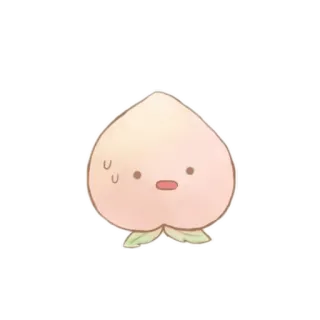 🍑 131a433b pesca, frutta, carino, kawaii telegram sticker