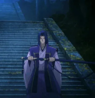 🎐 351badd9 Anime, Miecz, Mężczyzna, Postać telegram sticker