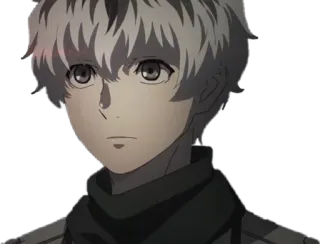 🖤 69cf6dd7 Ken Kaneki Tokyo Ghoul anime, tokyo ghoul, kaneki ken, ghoul, white hair, anime character telegram sticker